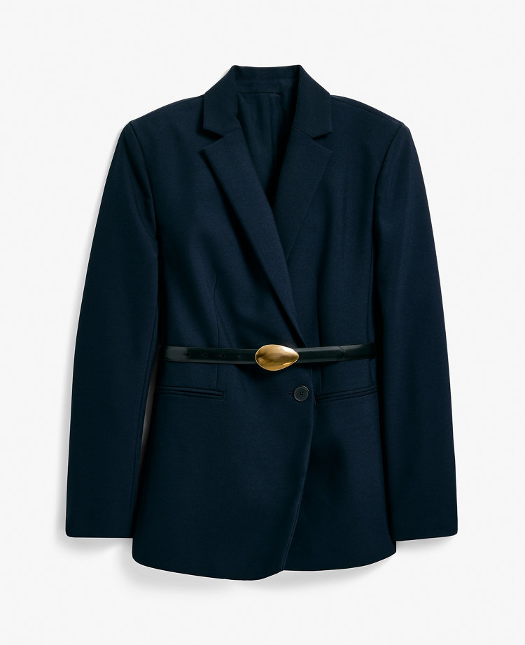 The Petite Straight Fit Double Breasted Blazer