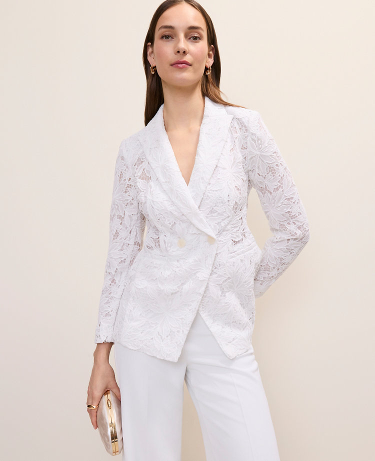 The Cutaway Blazer in Lace