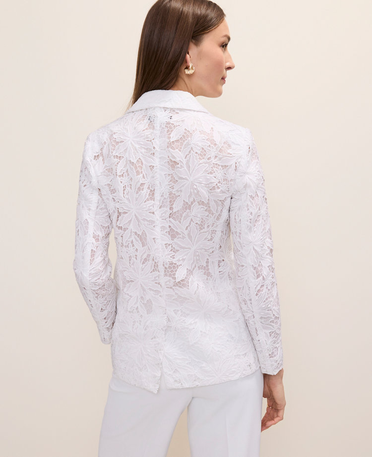 The Cutaway Blazer in Lace