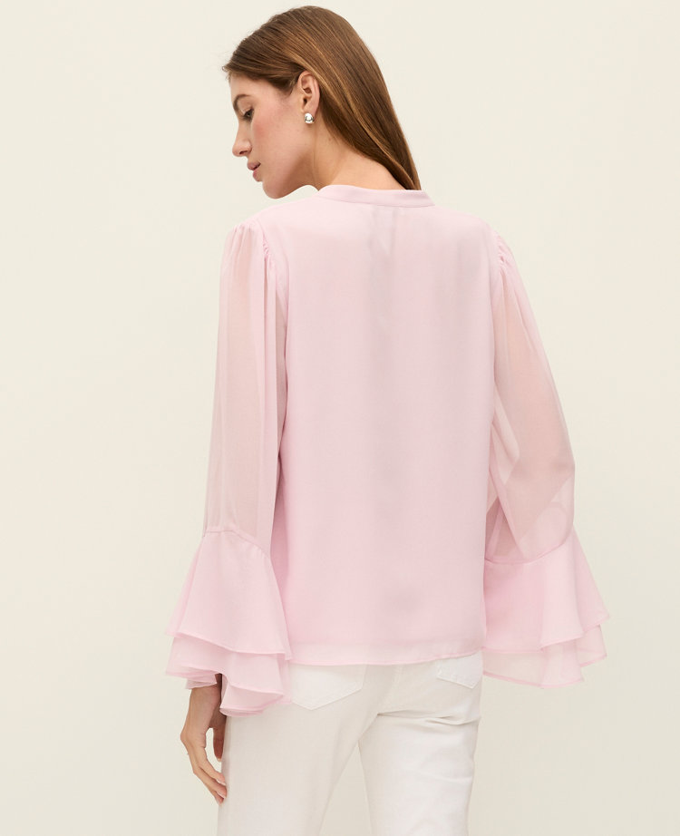 Weekend Collection Ruffle Sleeve Blouse