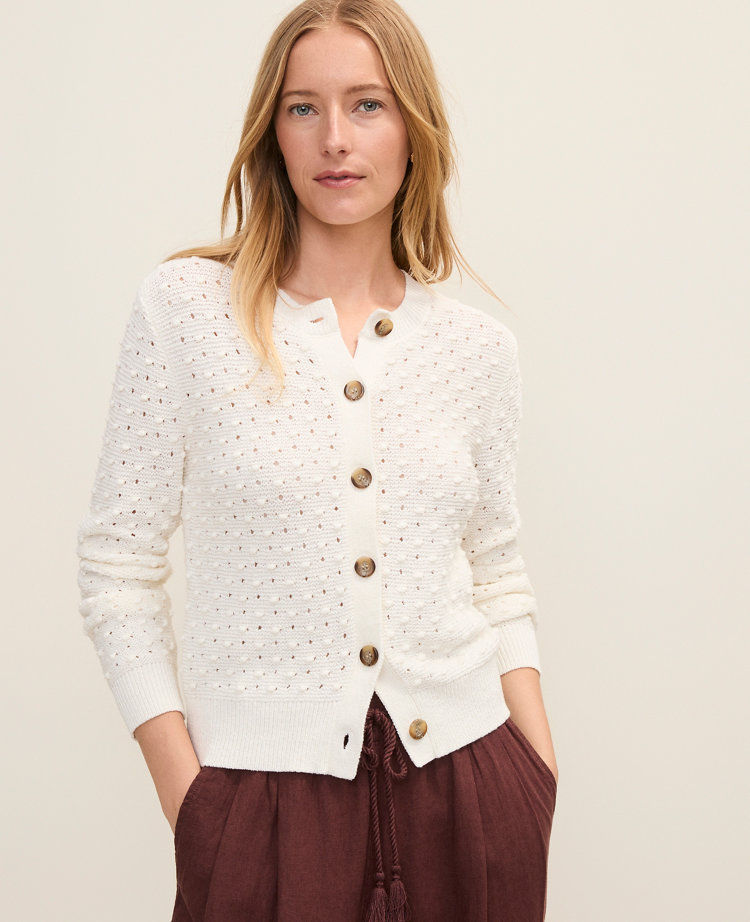 Weekend Popcorn Stitch Cardigan carousel Product Image 1