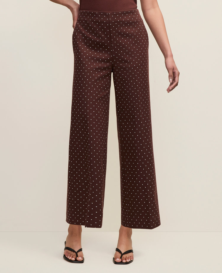 The Grace Pant in Micro Dot