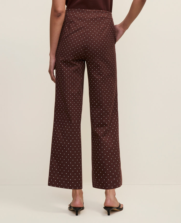 The Grace Pant in Micro Dot