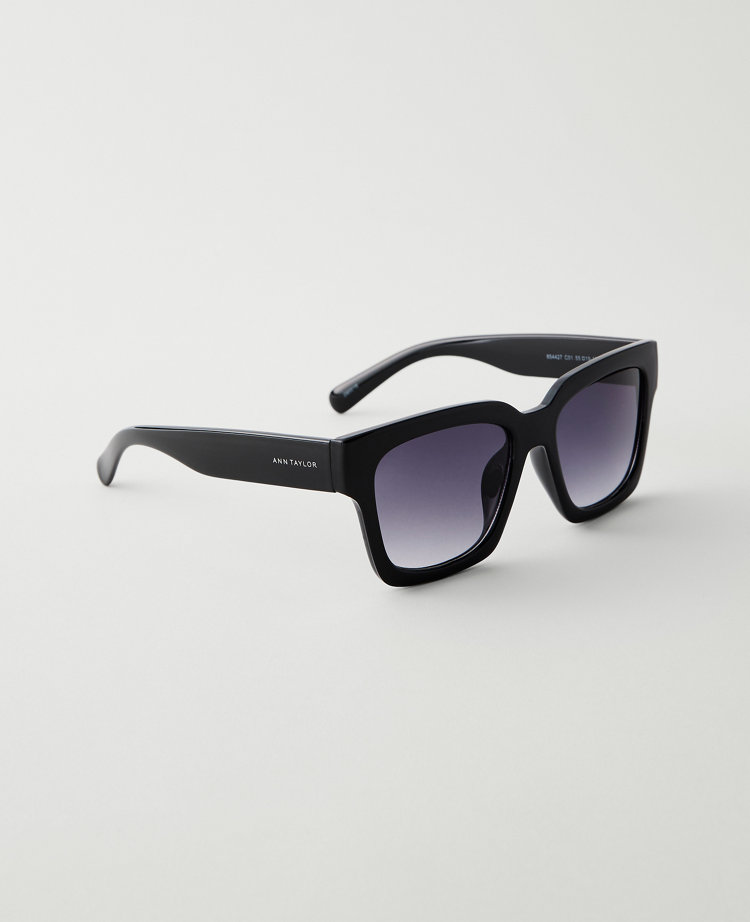 Oversized Curved Square Sunglasses