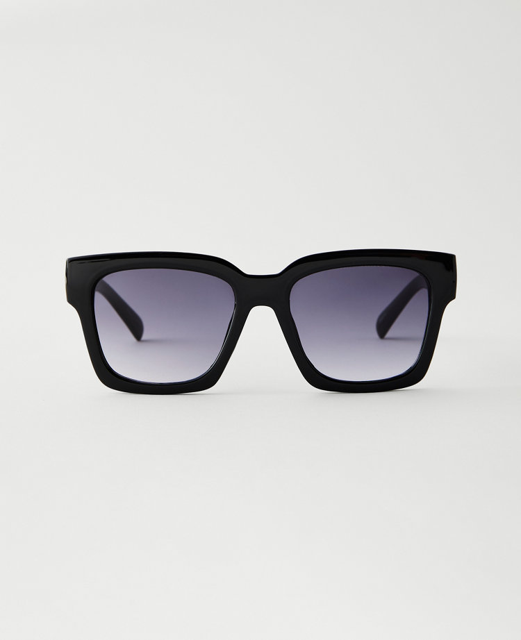 Oversized Curved Square Sunglasses