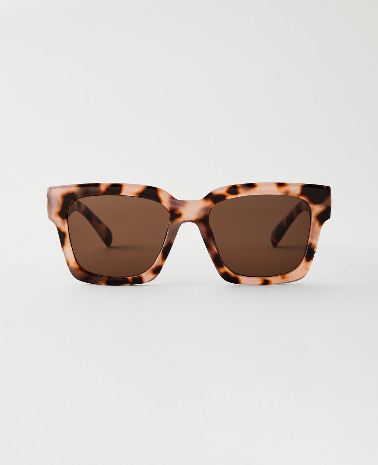 Oversized Curved Square Sunglasses