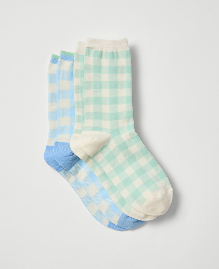 Gingham Sock Set