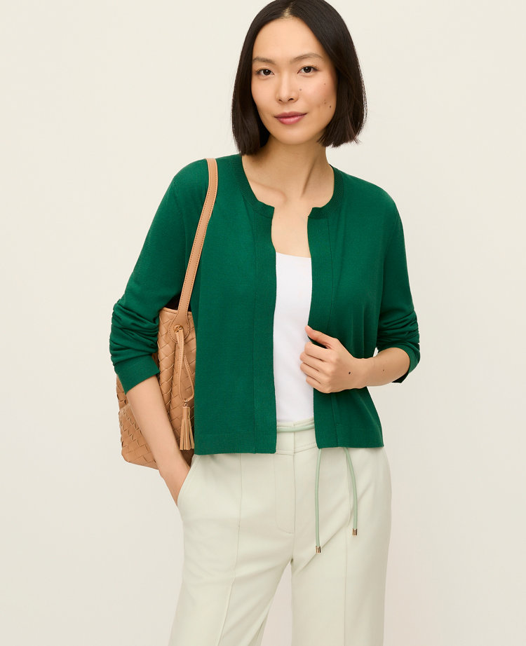 Open Crop Cardigan