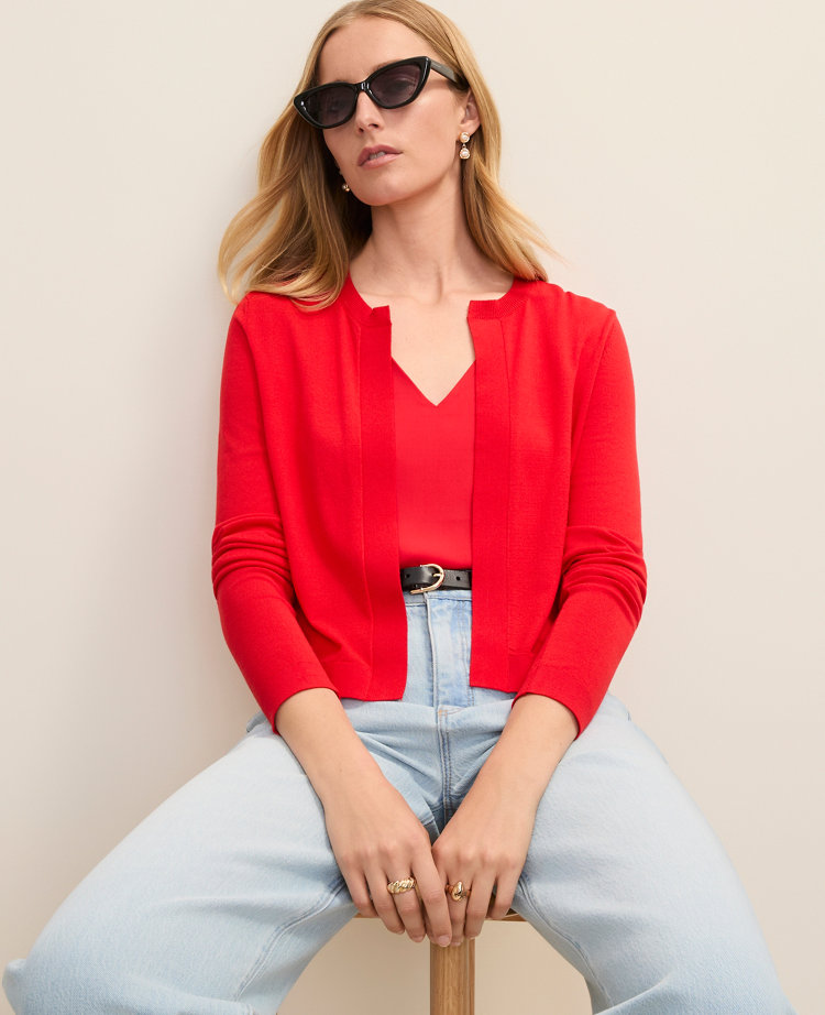Open Crop Cardigan carousel Product Image 1