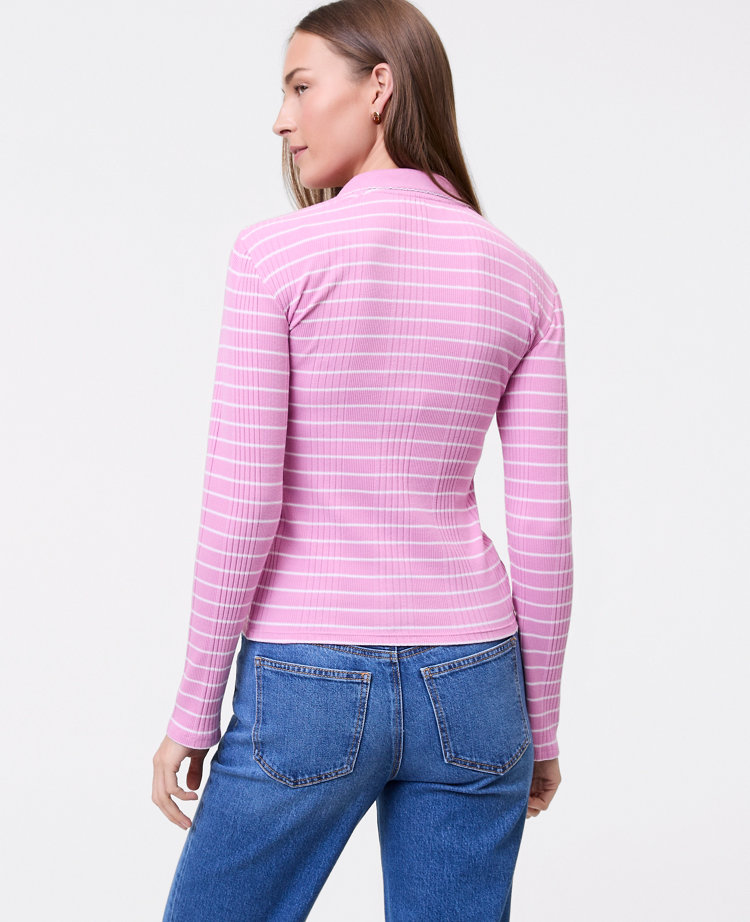 Weekend Collection Striped Polo Shirt