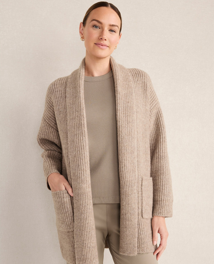 Haven Well Within Lofty Knit Shawl Collar Cardigan