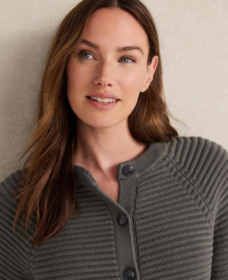 Haven Well Within Organic Cotton Horizontal Stitch Cardigan