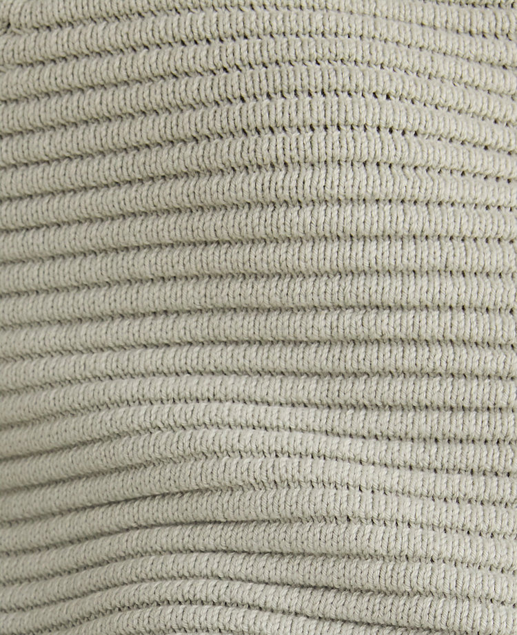 Ann Taylor Haven Well Within Organic Cotton Horizontal Stitch Cardigan Rainwash Blue Women's