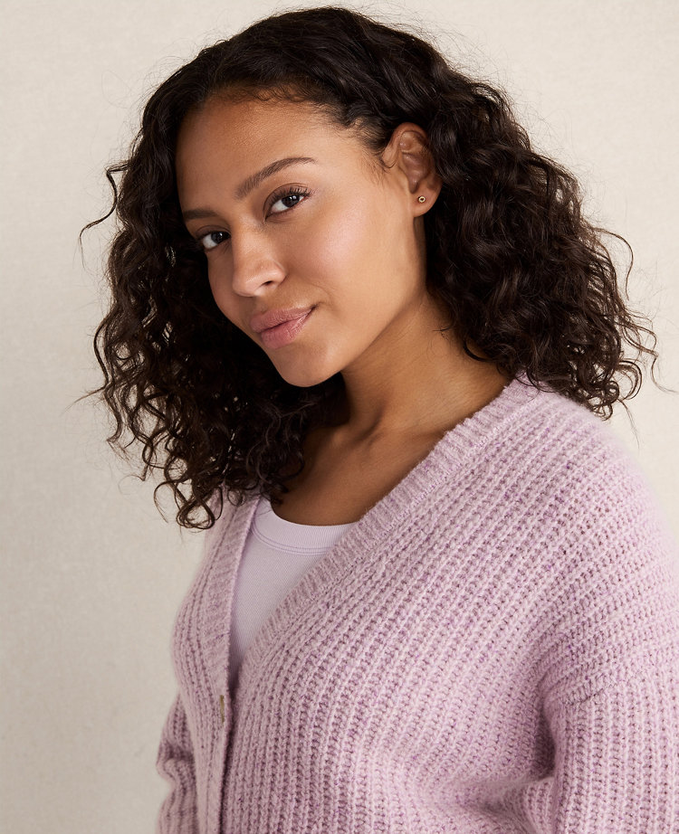Ann Taylor Haven Well Within Marled Cashmere Cardigan Women's