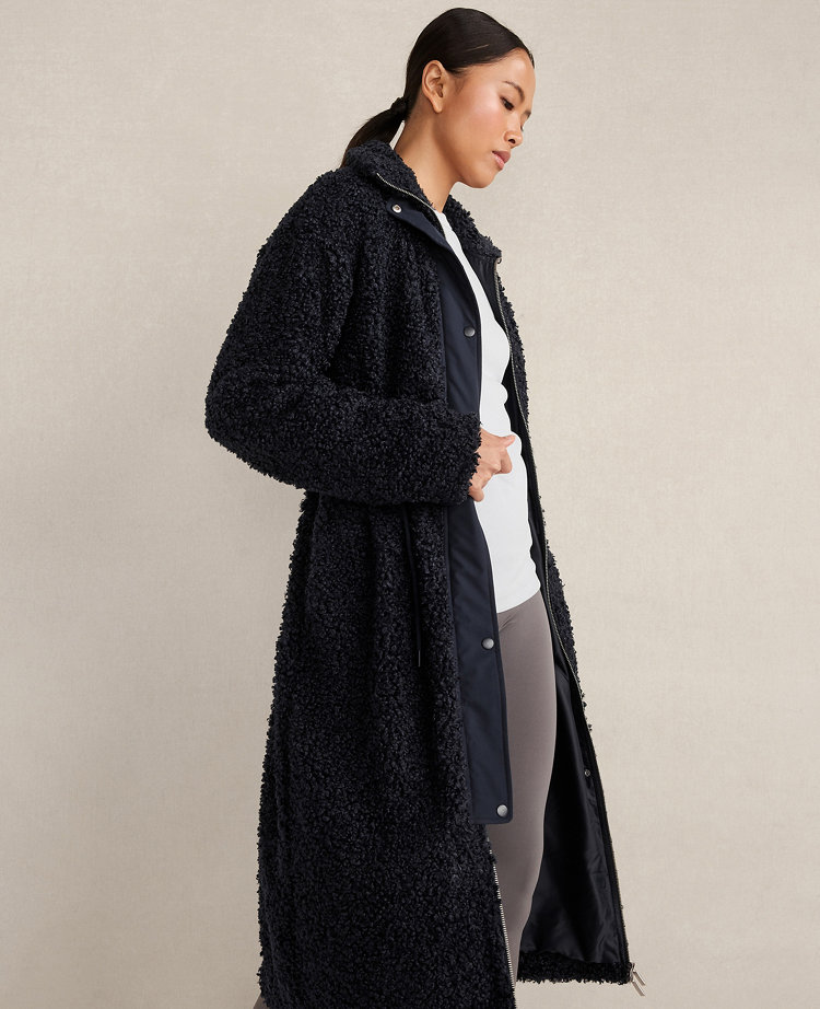 Haven Well Within Long Sherpa Coat