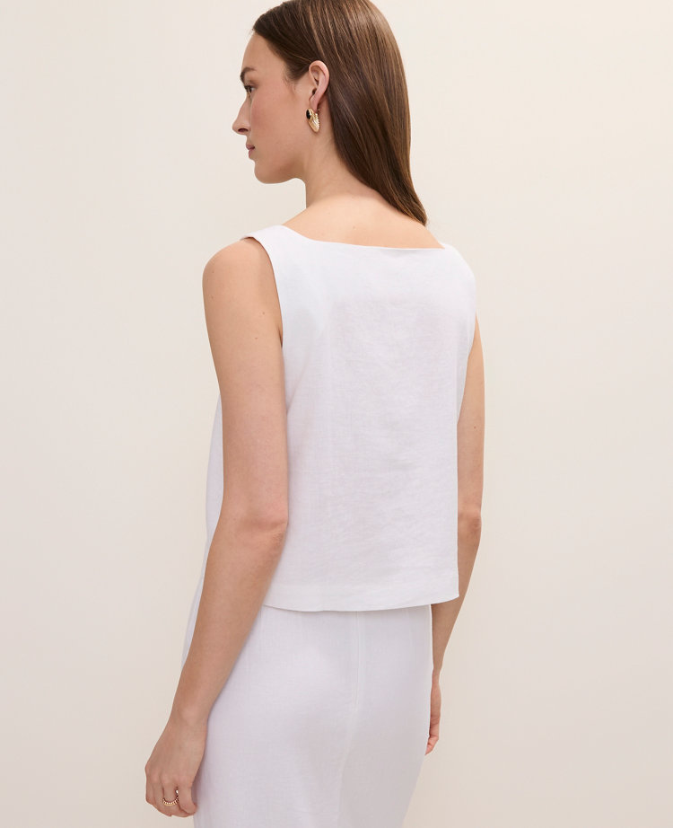 Linen Blend Tank Top