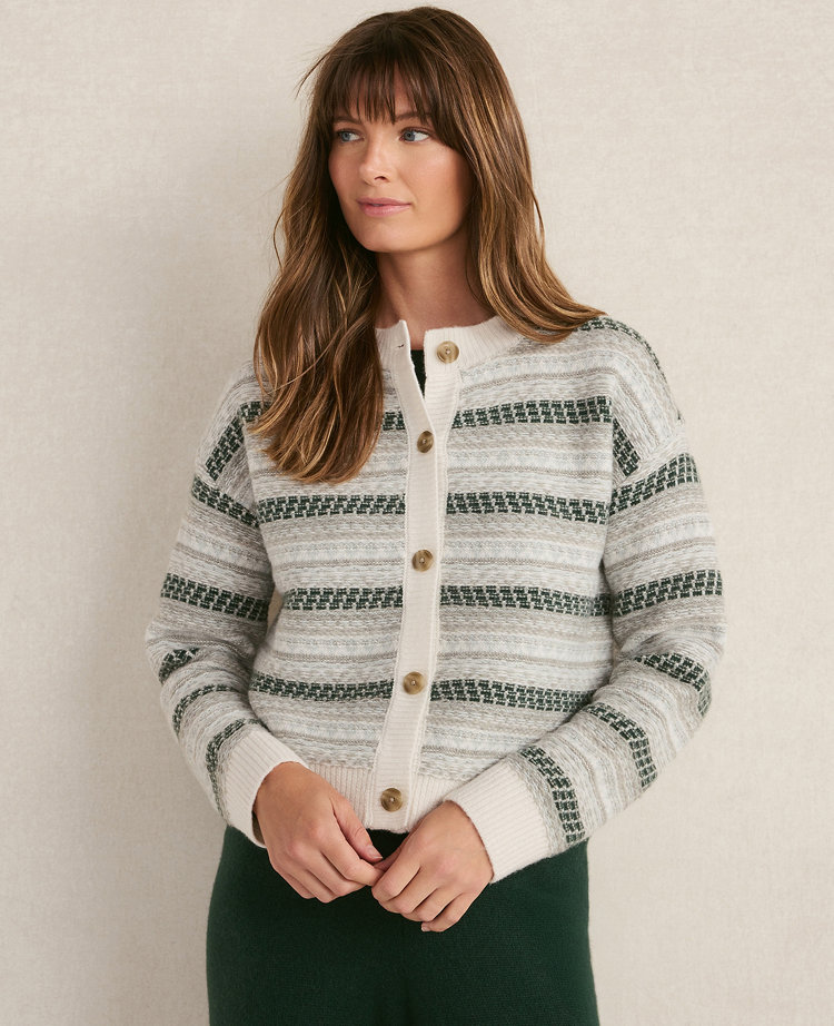 Haven Well Within Wool Blend Fair Isle Cardigan
