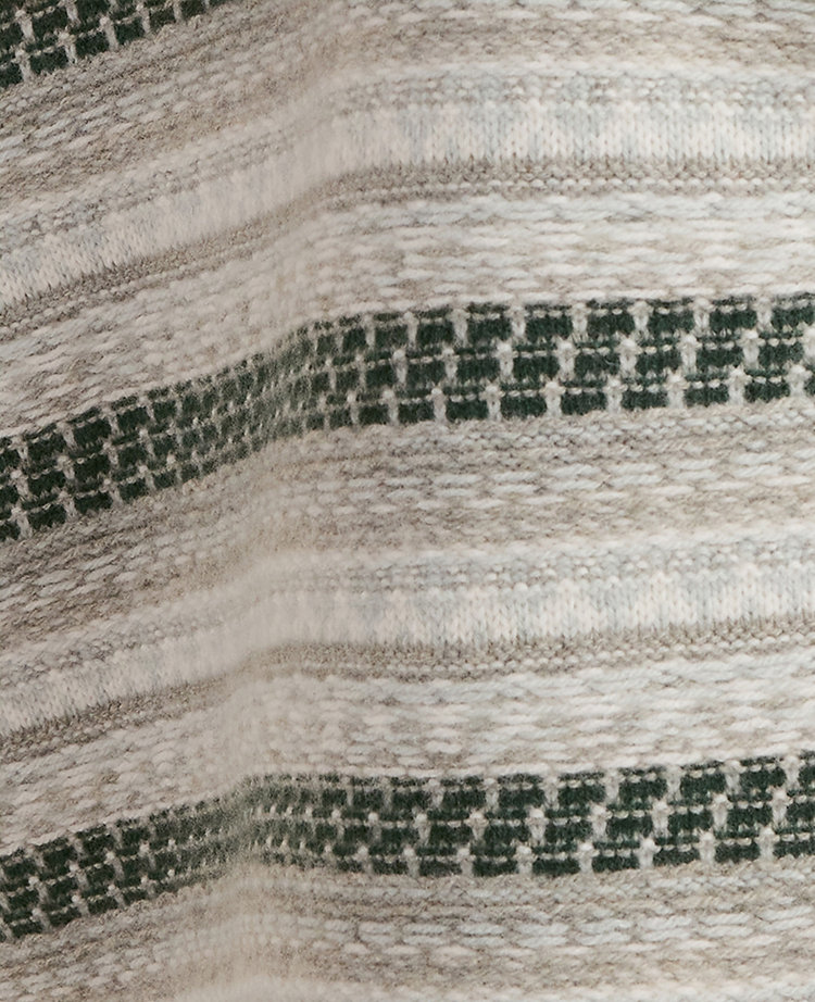 Ann Taylor Haven Well Within Wool Blend Fair Isle Cardigan Sea Blue Heather Women's