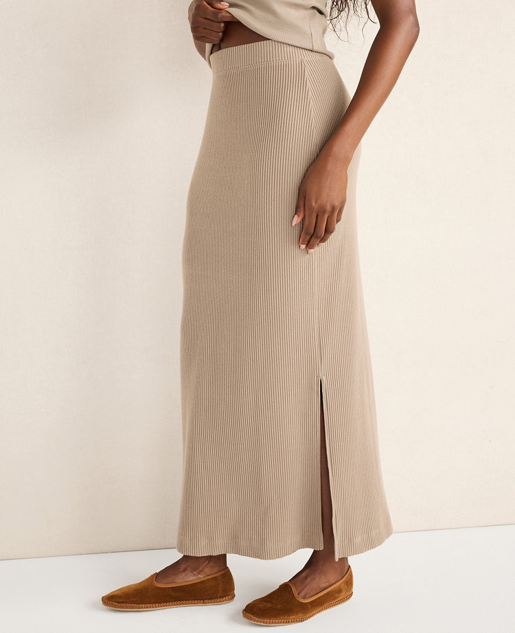 Ann Taylor Haven Well Within Ottoman Rib Pencil Skirt Dark Navy Women's