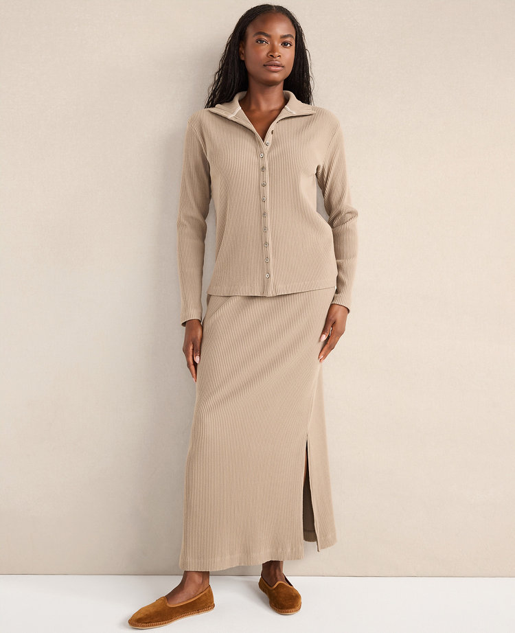 Haven Well Within Ottoman Rib Pencil Skirt