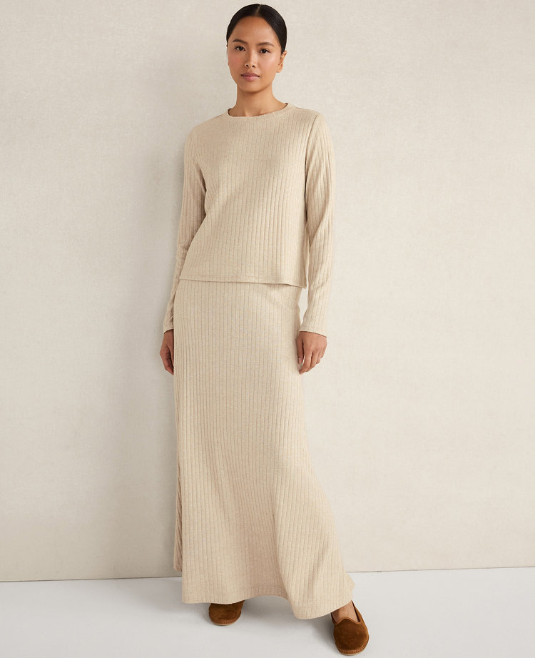 Haven Well Within Lurex Rib Knit Top