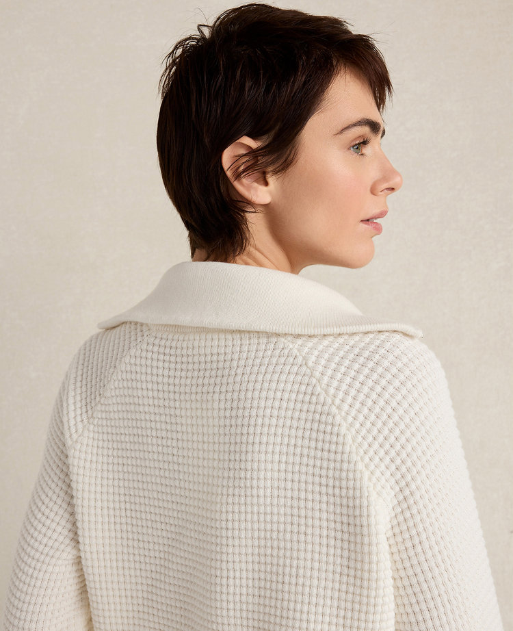 Haven Well Within Organic Cotton Cashmere Waffle Pullover