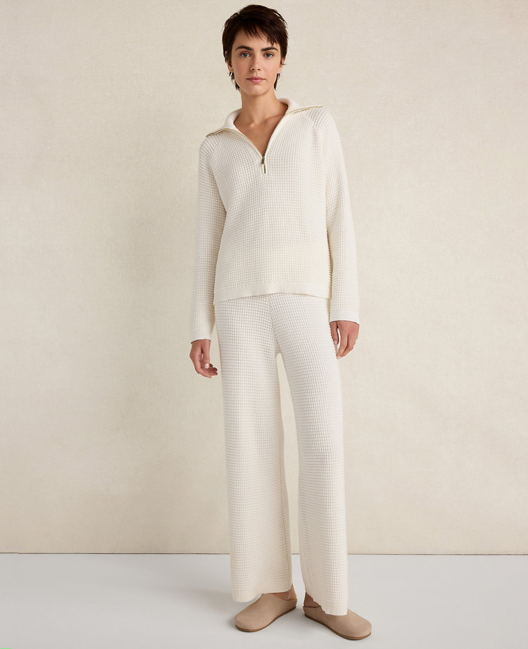 Haven Well Within Organic Cotton Cashmere Waffle Pullover