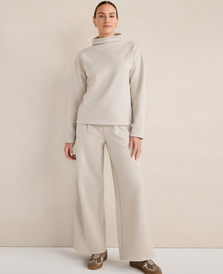 Haven Well Within Soft-Brushed Fleece Wide Leg Pants