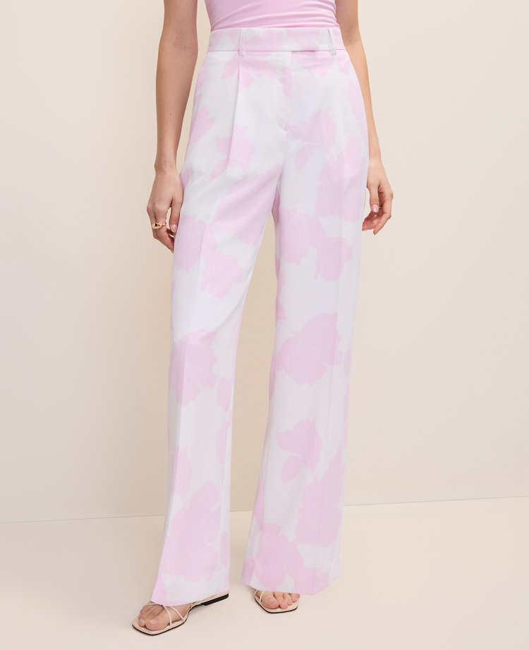 The Petite Pleated Floral Pant carousel Product Image 2