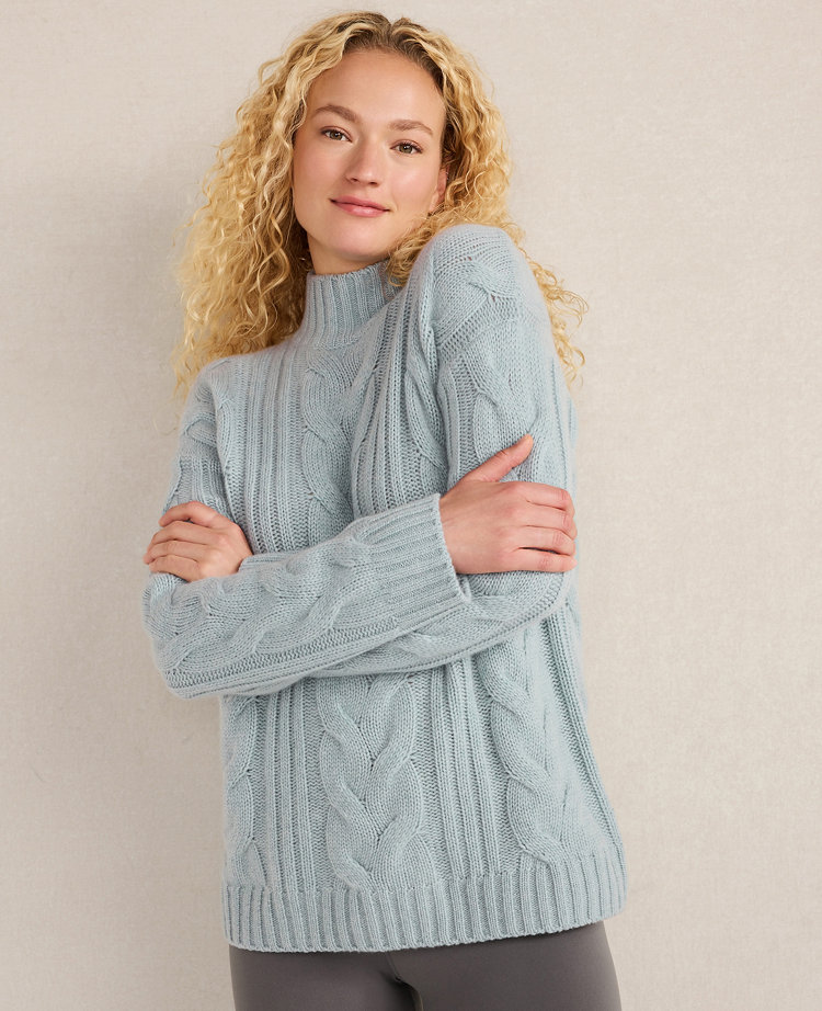 Haven Well Within Cashmere Mock Neck Sweater