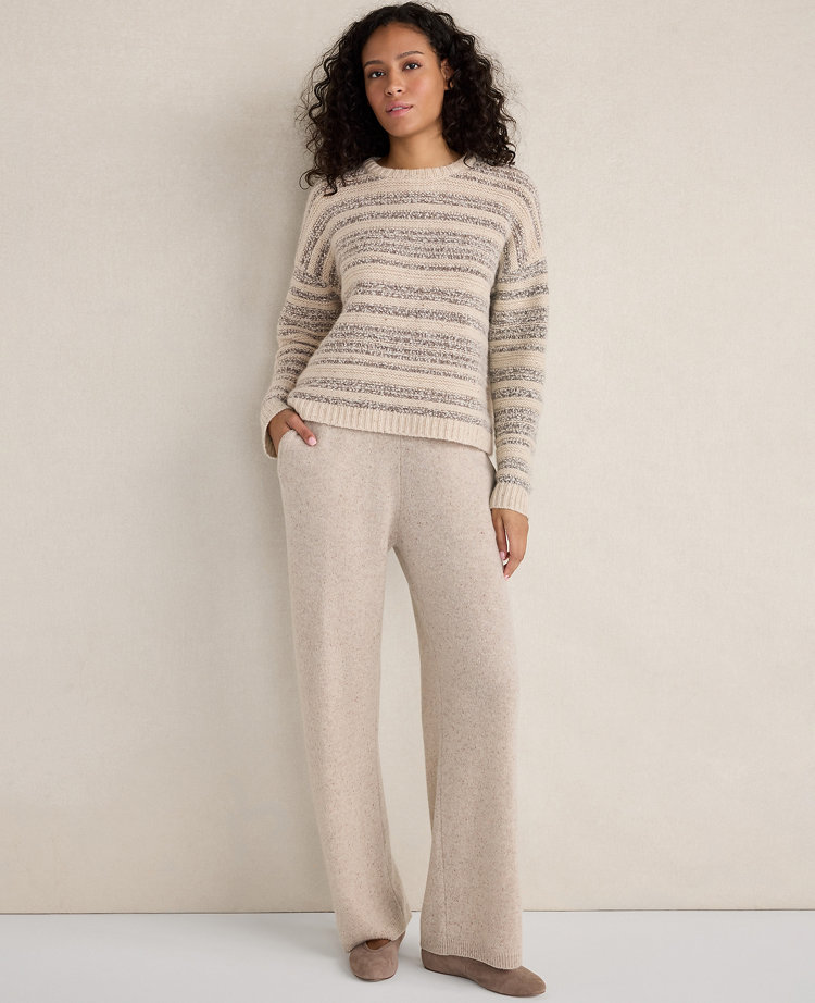 Haven Well Within Cashmere Striped Crewneck