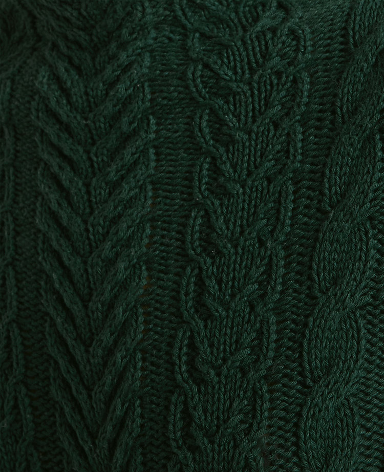 Haven Well Within Organic Cotton Cable Mock Neck Sweater