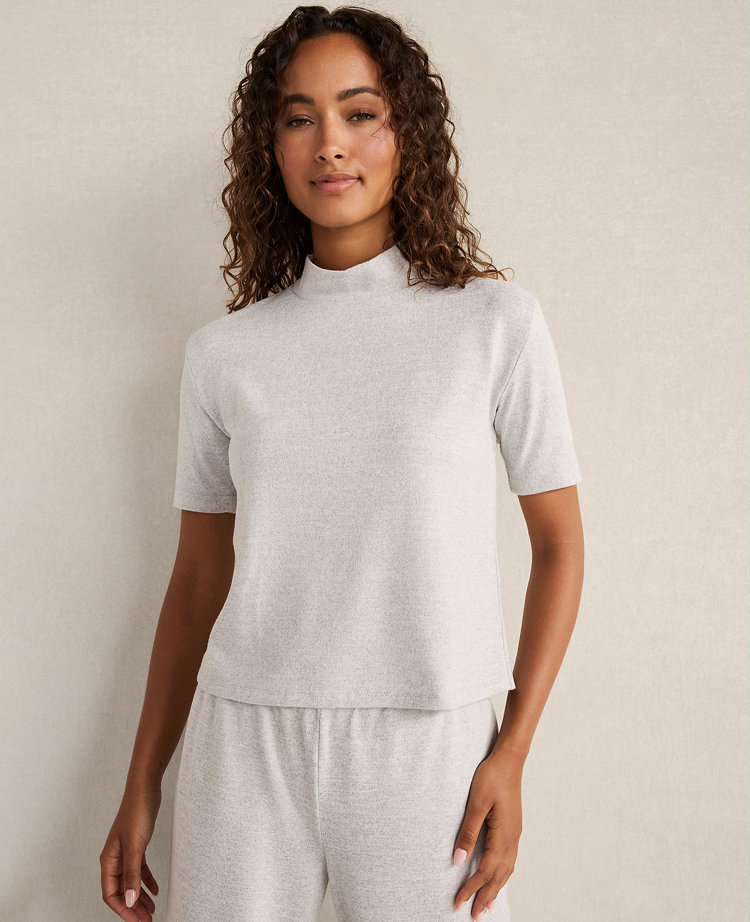 Haven Well Within Cozy Knit Mockneck Top