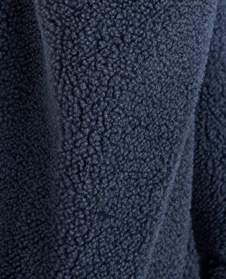 Ann Taylor Haven Well Within Sherpa Sweatshirt North Sea Blue Women's