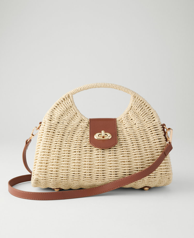 Rattan Crossbody Bag