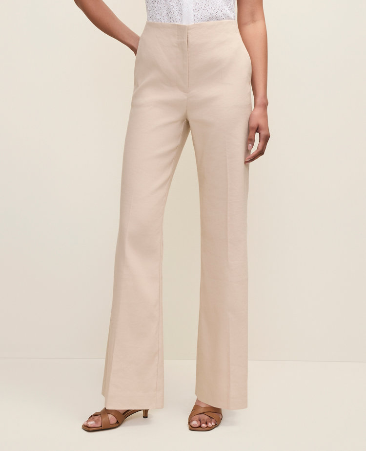 The Petite Linen Blend Trouser