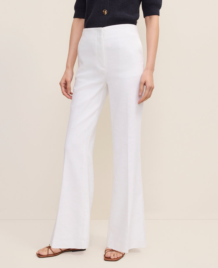 The Petite Linen Blend Trouser