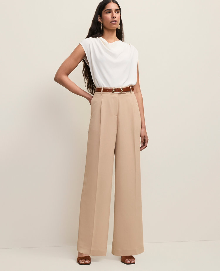 The Pleated Straight Pant