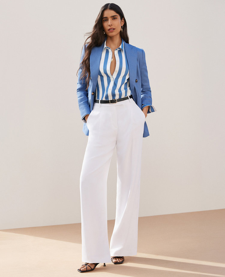 The Pleated Straight Pant