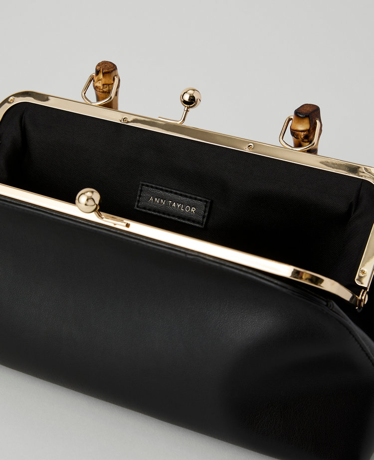 Patent Bamboo Top Handle Bag