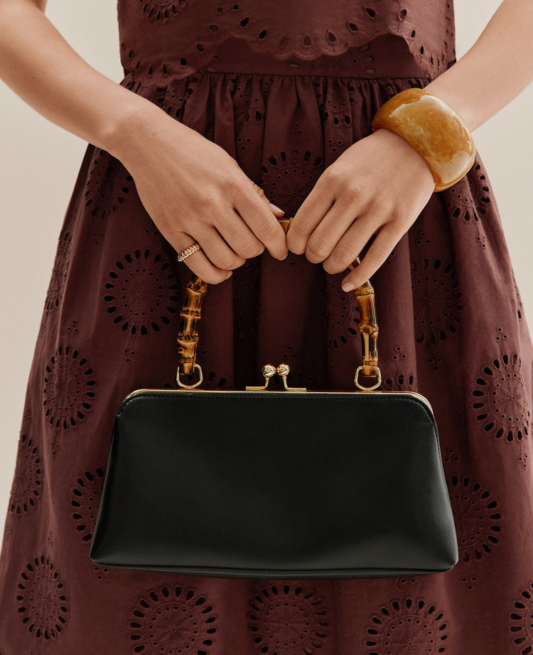 Bamboo Top Handle Bag