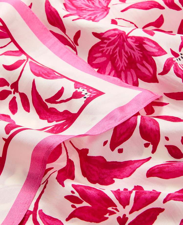 Floral Silk Scarf