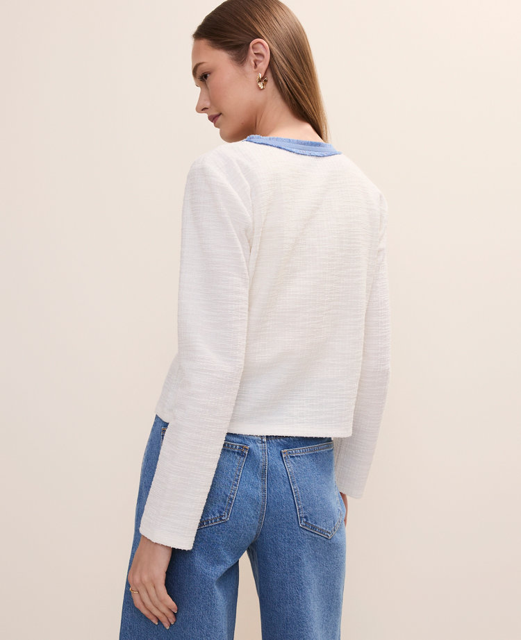 Cropped Tweed Jacket