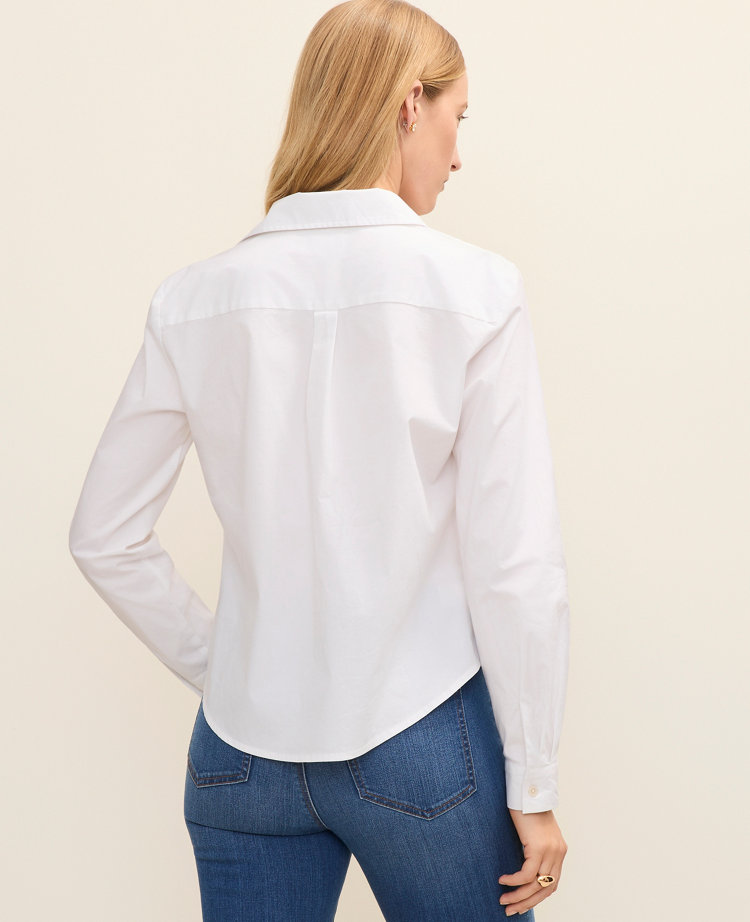 Knotted Button Down Shirt