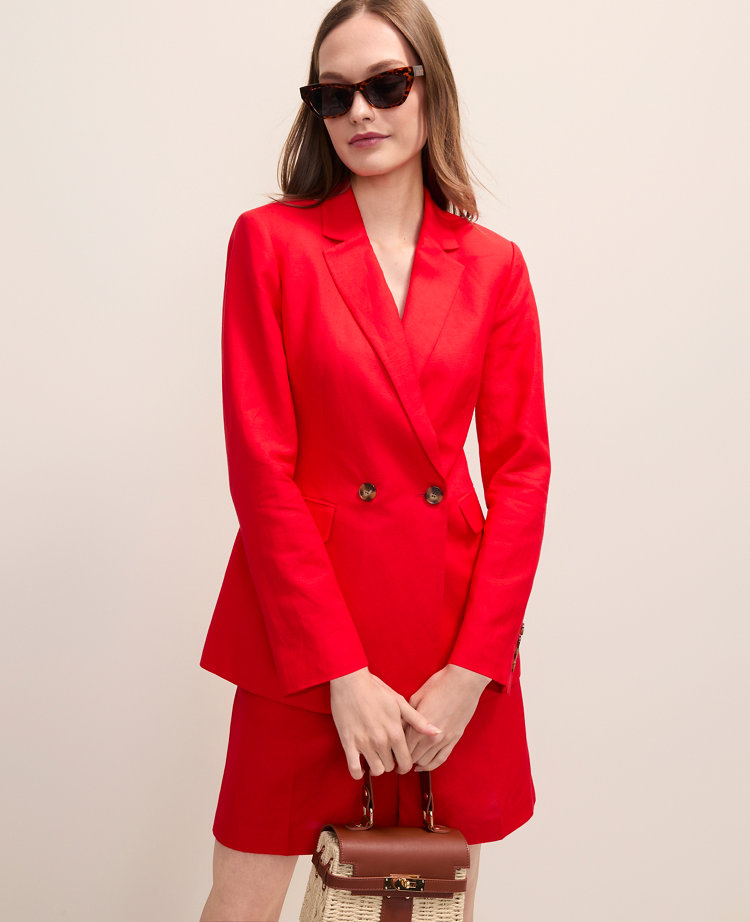 The Crosby Blazer in Linen Blend