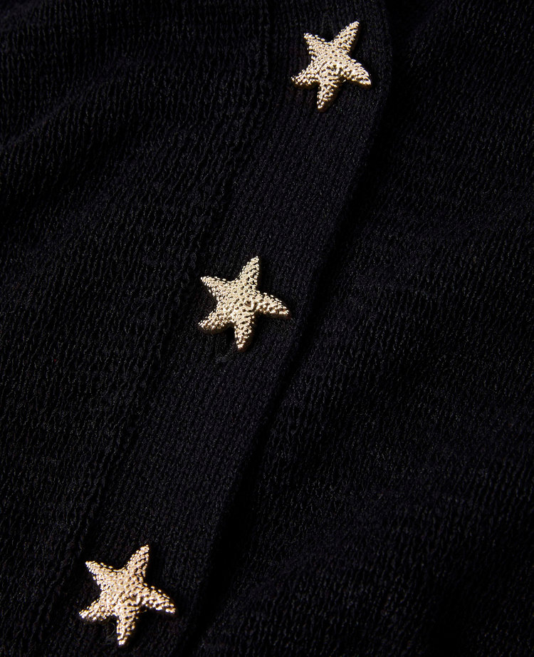 Textured Stitch Elbow Sleeve Cardigan