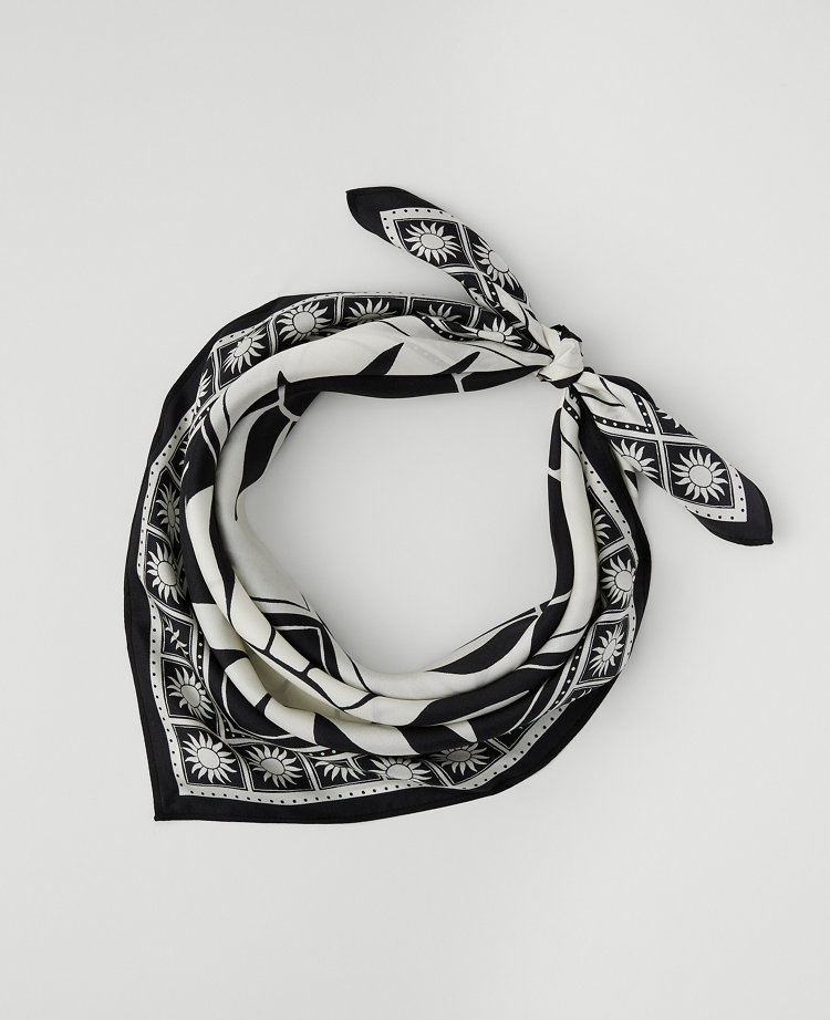 Sun Print Silk Scarf