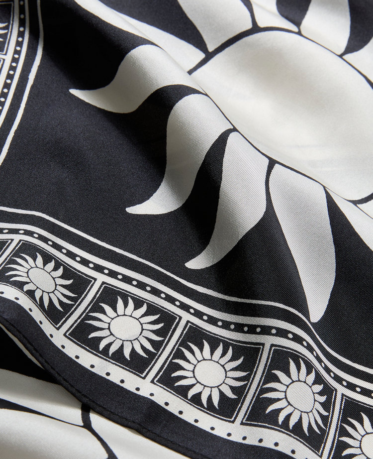 Sun Print Silk Scarf