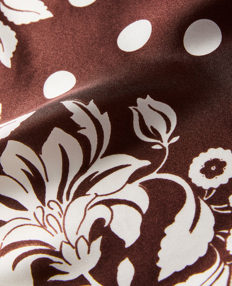 Polka Dot Silk Scarf