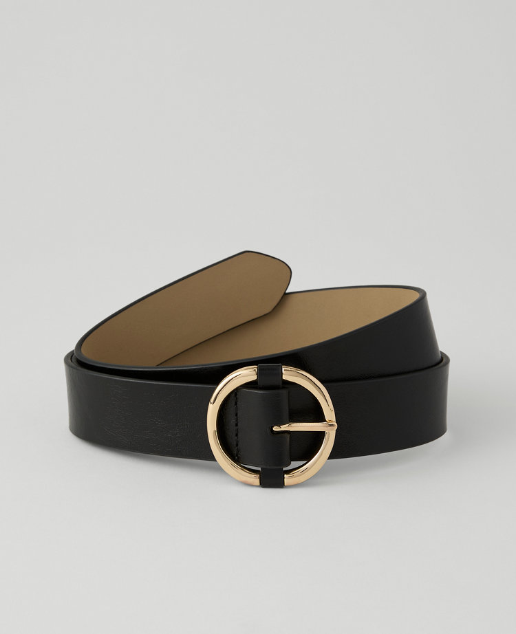 Leather Round Buckle Belt carousel Product Image 1